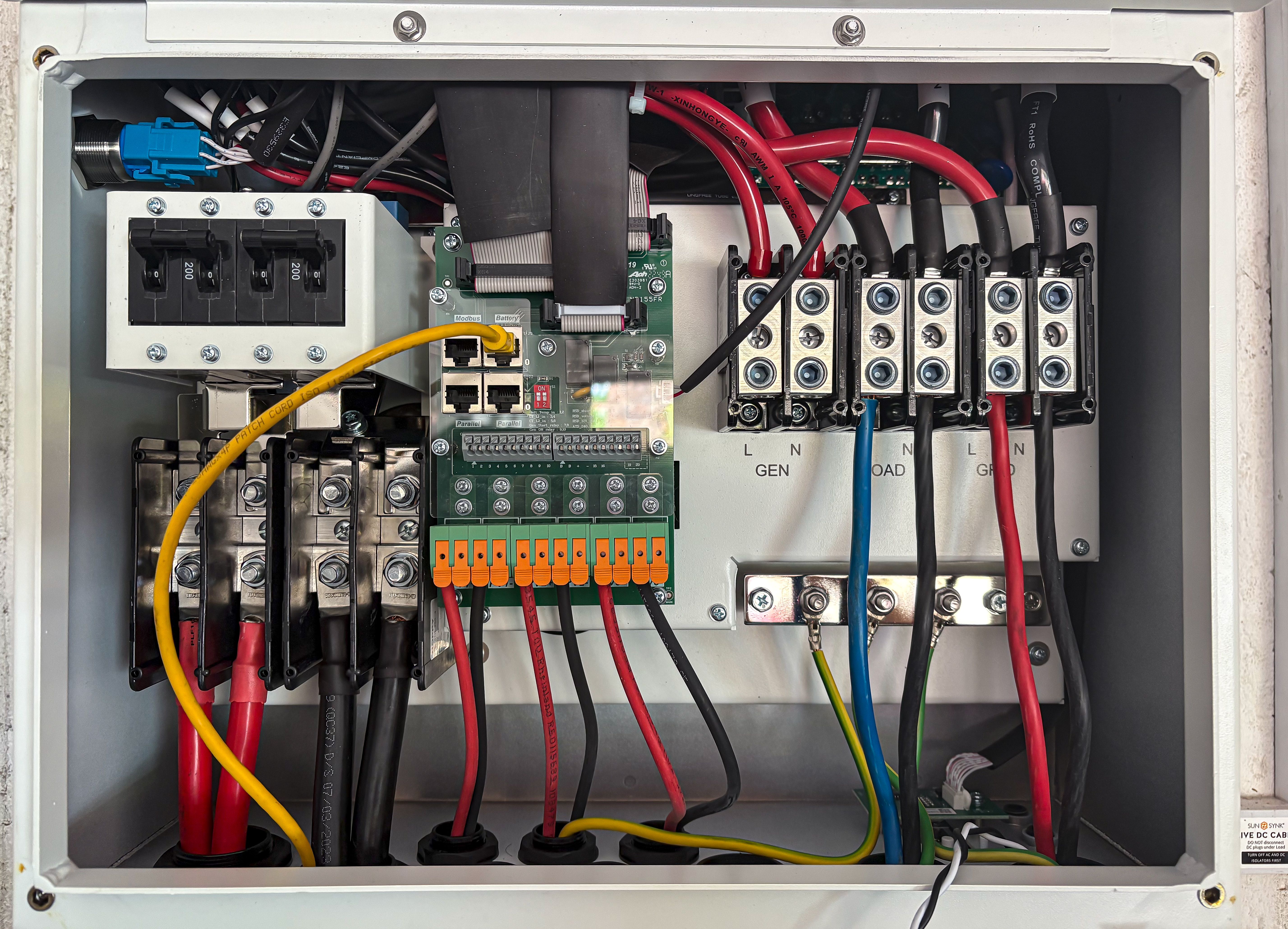 Commercial LED lighting installation in retail space